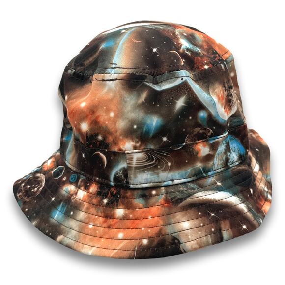 Fisherman Bucket Hat Universe Cosmos Galaxy Graphic Print Outdoor Hiking Cap - Picture 3 of 5